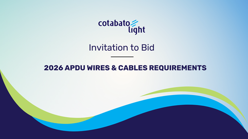 2026 APDU WIRES & CABLES REQUIREMENTS