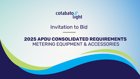 2025 APDU CONSOLIDATED REQUIREMENTS - METERING EQUIPMENT & ACCESSORIES