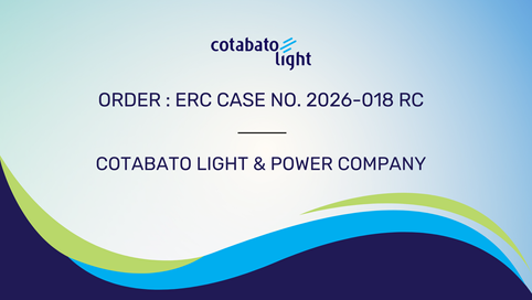 ORDER : ERC CASE NO. 2026-018 RC                                                                                                
