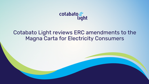 Cotabato Light reviews ERC amendments to the Magna Carta for Electricity Consumers