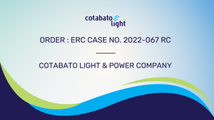 ORDER : ERC CASE NO. 2022-067 RC                                                                                                